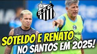 RENATO GAÚCHO NO SANTOS PODE FAZER SOTELDO VOLTAR AO PEIXE