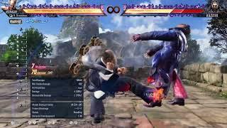 Heihatchi Counter Hit Back 4 Combo Tekken 8