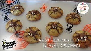 Recette Halloween Cookies Araignées