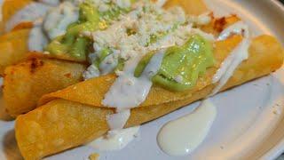 The secret to perfect flautas | Easy Recipe for dinner!