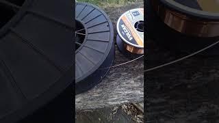 Welding hack for 2 lb roll for big welding wire spool