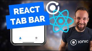 Building an Ionic React Tab Bar Navigation