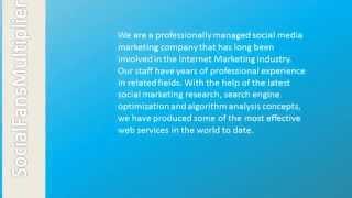 Social Fans Multiplier | High Quality Social Media, SEO, Traffic Services