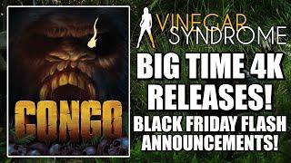 Vinegar Syndrome SHOCKS The World With CONGO On 4K! | Flash SALE Pre-Order Announcements!