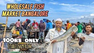 Russell Fish Market Shivaji Nagar | Fish Price Dropped | Biggest Fish Market of Bangalore