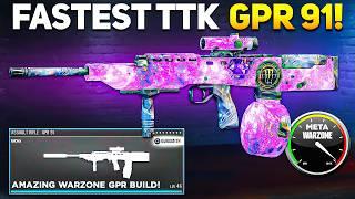 #1 GOD "GPR 91" Build Meta is CRAZY in WARZONE BO6  (Best GPR 91 Class Setup Loadout Area 99)