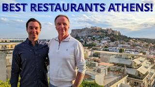 Where to Eat in Athens, Greece! Best Restaurants, Bakeries & Rooftops Food Tour!