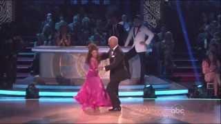 Len Goodman & Lisa Vanderpump dancing on DWTS 5-21-13