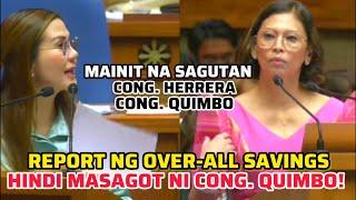 REPORT NG OVER-ALL SAVINGS HIINDI MASAGOT NI CONG. QUIMBO!