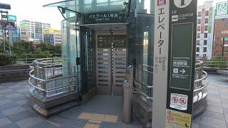 1X エスカレーター  4X エレベーター 仙台駅東口ペデストリアンデッキ  2024 10