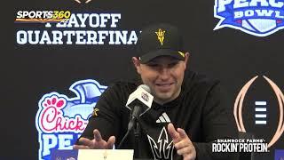 Sun Devils React to 39-31 Overtime Peach Bowl Loss