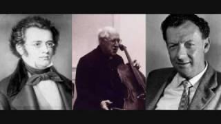 Rostropovich and Britten play Schubert - Arpeggione Sonata (1/3)