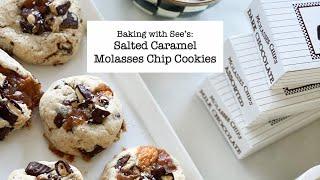 How To: Salted Caramel Molasses Chip Cookies | See's Candies