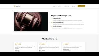 Legal Firm Design (WordPress/ReactJS) Design Services #WebsiteDesignServices (Episode 2)