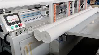 Maxi roll paper towel heat shrinking making machine production line