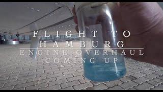 VFR Flight to Hamburg (EDDH) procedures, landing & taxi