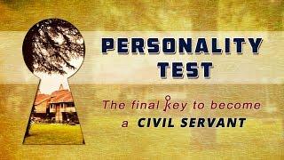 Personality Test | The final key to become a Civil Servant