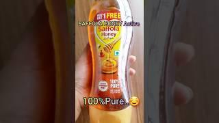 SAFFOLA HONEY Active|#Buy1Get1 Offer| #100%Pure HONEY #youtube #honey #groceryshopping #shorts