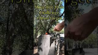 10 m distance 15mm target slingshot challenge #short #slingshotchallenge #slingshot