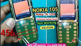 #Nokia TA-1304 Keypad Buton 4,5,6 Not Warking #Nokia105Jumper100% Nokia All key Bottun Not working 