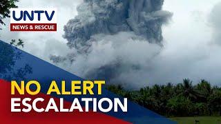 Bulusan Volcano remains under Alert Level 1 despite eruption