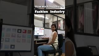 How Work Happen In Fashion Industry #fashionjob #shorts