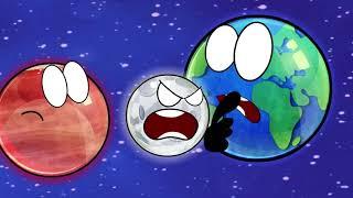 Sun doesn't like jokes! #planetballs #animation #funny #solarsystem # universe #unusual #sun #Earth