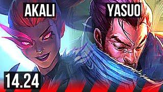 AKALI vs YASUO (TOP) | VN Challenger | 14.24