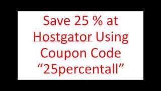 25 % Off Share Hosting Hostgator Coupon And Promo Codes From HGCARJD.com