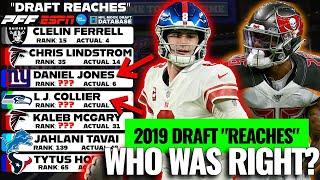 Revisiting the Biggest Reaches of the 2019 NFL Draft