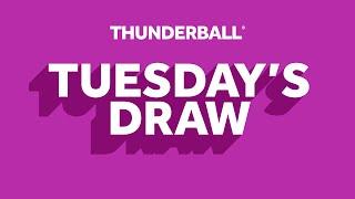 The National Lottery Thunderball draw results from Tuesday 26 November 2024