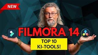 Filmora 14: Konkurrenz für DaVinci Resolve? TOP 10 KI-Tools.