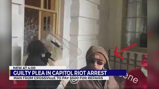 Guilty plea in Capitol riot arrest