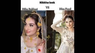 tiktoker vs drama actress nikkha looks # nikkha look#pakistanidrama #tiktokers#mychannel #