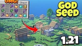 (God Seed) For Minecraft 1.21 Bedrock And Pocket Edition | Seed Minecraft 1.21 | Minecraft Seeds