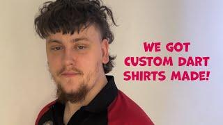 We got custom Dart shirts made from Darts Corner