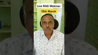 Live RAG Webinar