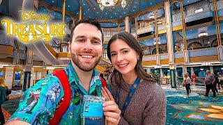 Boarding The Disney Treasure: The Newest Cruise Ship In The World, A Complete Tour!