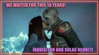 Inquisitor's final ROMANCE SCENE WITH SOLAS (Best Ending) - Dragon Age The Veilguard