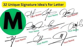 M signature style | Letter m signature style | Signature style of my name | Alphabet m signature