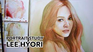 Drawing Lee Hyori  Portrait Study | kaorumap