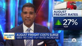 August freight costs see record year-over-year increase