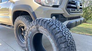 Tacoma TRD Off Road BF Goodrich KO2 Truck Tire 75,000 mile Review | 285/75r16 vs 275/70r16