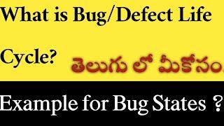 What is Bug/Defect Life Cycle? | Bug States |Manual Testing Tutorial For Beginners| #Tech agent 2.0