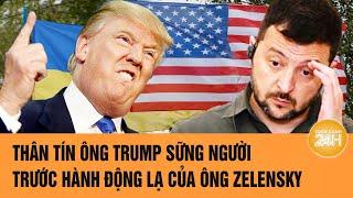 Thân tín ông Trump sững người trước hành động lạ của ông Zelensky