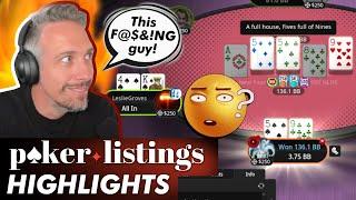 Lex Veldhuis shocked by a Bold bluff! Online Poker Highlights