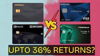 INFINIA vs Emralde Metal VS ICICI Timesblack vs DCBMetal #ccgeeeks #CreditCards