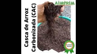 Casca de Arroz Carbonizada substrato para uso  no cultivo de Plantas - Loja Aimirim Plantas e Jardim