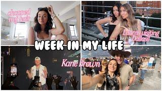 WEEK IN MY LIFE | Chopping My Hair, Kane Brown Concert + Lauren  Visiting Dallas!!