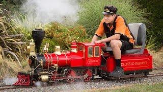 Firing up and running live steam locomotives at Nelson 2018!